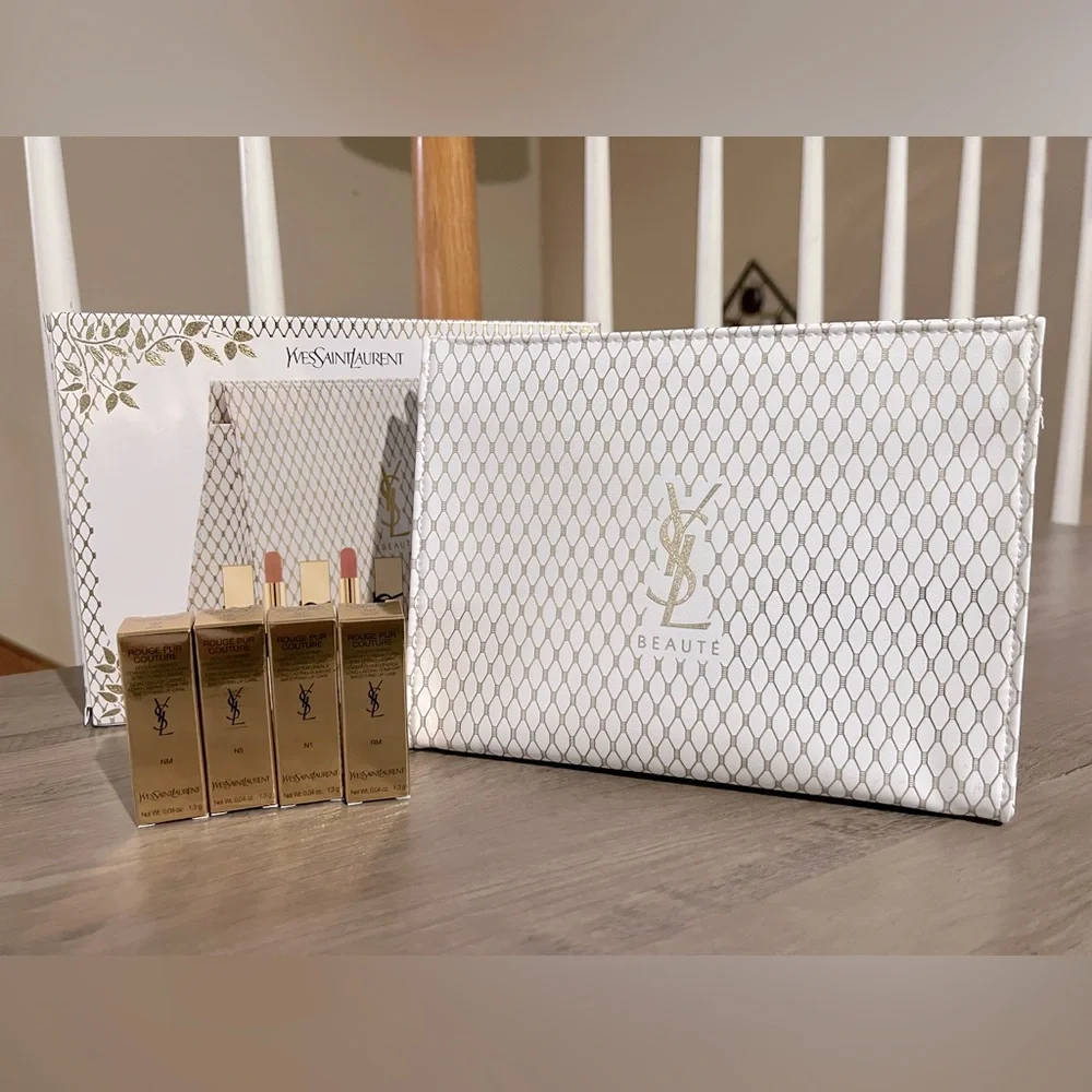 ❌SOLD❌ YSL Beauty Lipstick Set with Pouch & Box included - Picture 1 of 6